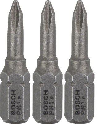 BIT, GROT, KOŃCÓWKA PH1 EH 25MM 3 SZT.