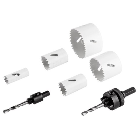 PIŁY OTWORNICE BI-METAL 7SZT. 19,29,33,51,68MM