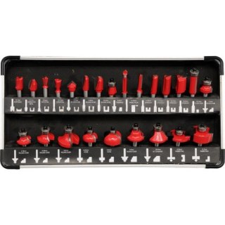 ZESTAW FREZÓW DO DREWNA 25 CZĘŚCI