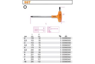 KLUCZ TRZPIENIOWY KĄTOWY 8MM