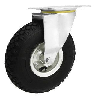 KOŁO PNEUMATYCZNE METAL-GUMA 260MM OBUDOWA SKRĘTNA 2602MKX4