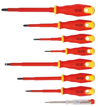 WKRĘTAKI ELEKTRYCZNE 7 SZTUK +PRÓBNIK 1000V