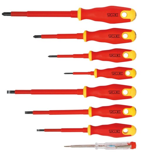 WKRĘTAKI ELEKTRYCZNE 7 SZTUK +PRÓBNIK 1000V