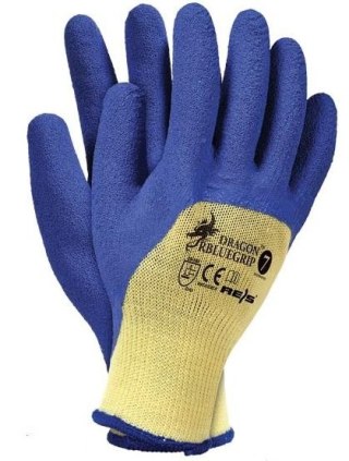 RĘKAWICE DZIANINOWE POWLEKANE GUMĄ RBLUEGRIP 9