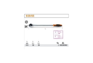 GRZECHOTKA Z MECHANIZMEM ZAPADKOWYM 3/4''