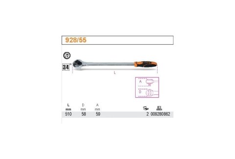 GRZECHOTKA Z MECHANIZMEM ZAPADKOWYM 3/4''