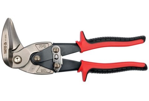 NOŻYCE DO BLACHY LEWE CRM 225MM 90 STOPNI