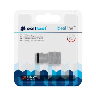 PRZYŁĄCZE Z GWINTEM ZEWNĘTRZNYM 1/2''