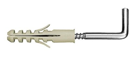 DYBEL Z HAKIEM KĄTOWYM AHK 06 NYLON