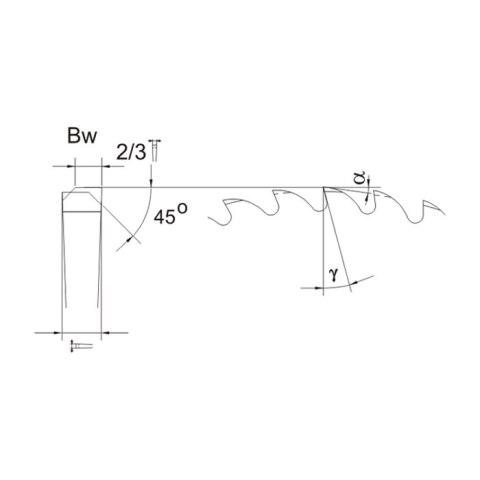 FREZ DO PRZECINANIA METALI 250*32*2.0/200 BW18