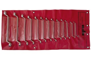 KOMPLET KLUCZY OCZKOWO-WYGIĘTYCH 13SZT 8-32MM RWKB