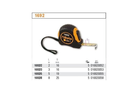 MIARA ZWIJANA 8M*25MM