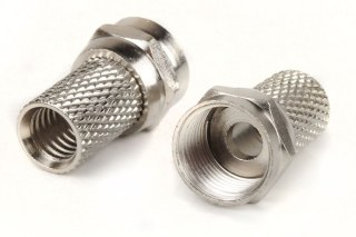 ZŁĄCZE TYPU F NA KABEL RG6 Z USZCZELKĄ GUMOWĄ 7/20MM