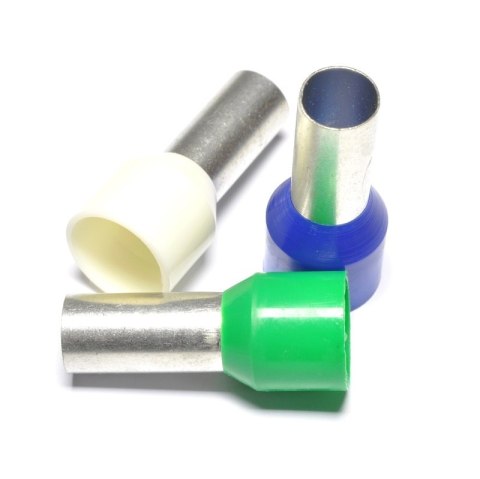 KOŃCÓWKA TULEJKOWA IZOLOWANA 4/10 SZARA 00508 100SZT