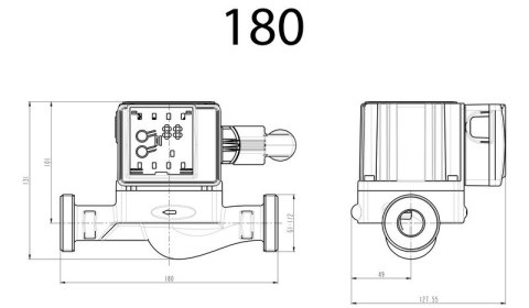 POMPA DO C.O.ELEKTRONICZNA ENERGOOSZCZĘDNA RS25/40EL/180MM