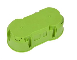 PUSZKA PODTYNKOWA PODWÓJNA 60MM ZIELONA