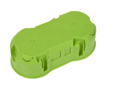 PUSZKA PODTYNKOWA PODWÓJNA 60MM ZIELONA
