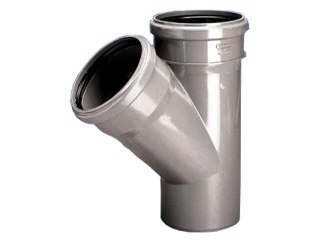 TRÓJNIK HT POPIEL PCV 110*110/45ST WAVI-000584