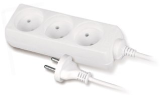 PRZEDŁUŻACZ MIESZKANIOWY 3 GNIAZDA 3 METRY B/U