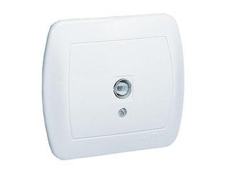 AKORD GNIAZDO ANTENOWE TV KOŃCOWE BIAŁE