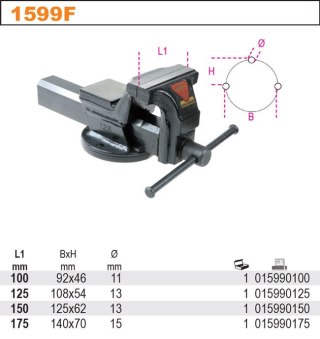 IMADŁO ŚLUSARSKIE 125MM