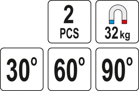 MAGNETYCZNE UCHWYTY SPAWALNICZE 32 KG 2 SZTUKI