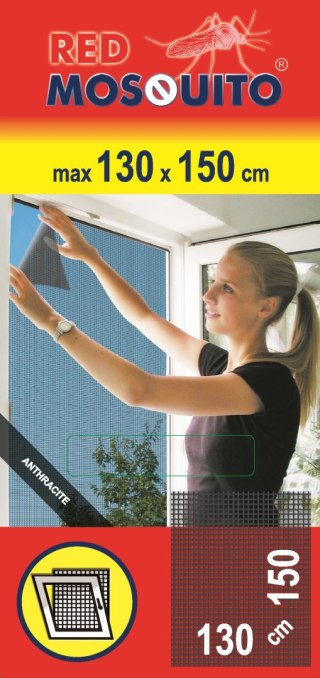 SIATKA PRZECIW OWADOM RM 130*150 ANTRACYT