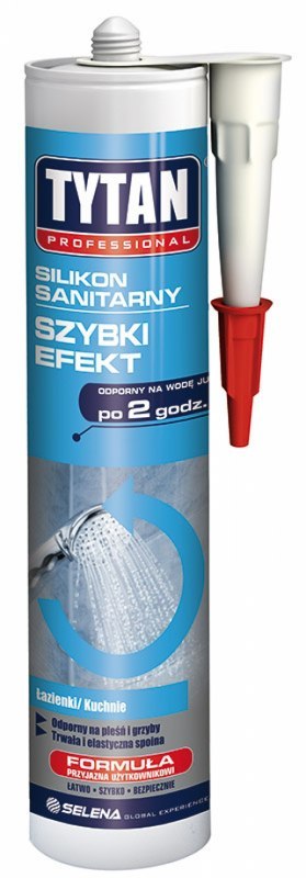 SILIKON SANITARNY TURBO EFEKT 280ML BIAŁY