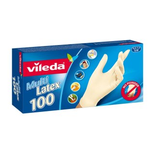 VILEDA RĘKAWICE MULTI LATEX 100 SZT.