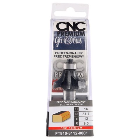 FREZ TRZPIENIOWY CNC PREMIUM ZAOKRĄGLAJĄCY 31.7*16*12