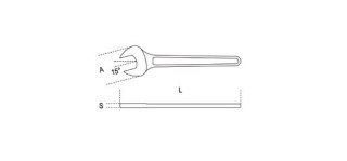 KLUCZ PŁASKI JEDNOSTRONNY 52MM