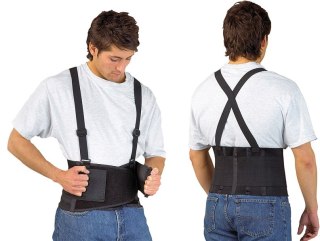 PAS BIODROWY PODTRZYMUJĄCY PLECY PW80 ROZMIAR L