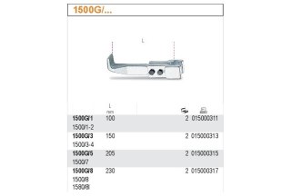 RAMIONA DO ŚCIĄGACZY 1500/3-4, 2 SZT.
