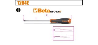 WKRĘTAK PŁASKI WĄSKI EVOX 2.5*60MM