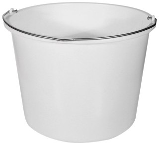 WIADRO PLASTIKOWE 12 LITRÓW BIAŁE