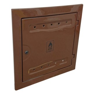 OSŁONA LICZNIKA GAZU Z TWORZYWA 150*600*600MM BRĄZ