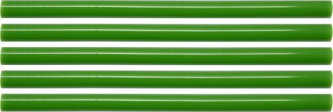 WKŁADY KLEJOWE 11,2X200MM 5SZT ZIELONE