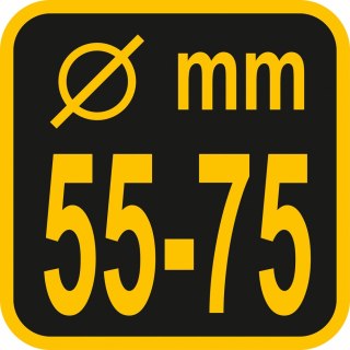 KLUCZ DO FILTRA OLEJU METALOWY 55- 75MM