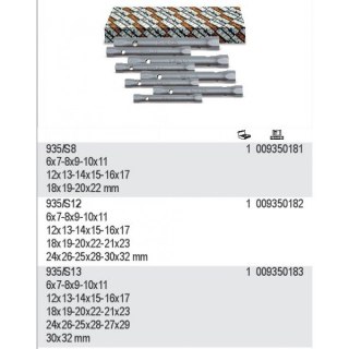 KPL.KLUCZY RUROWYCH DWUSTR.6-32MM 13 SZTUK