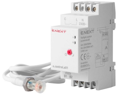 WYŁĄCZNIK ZMIERZCHOWY Z CZUJNIKIEM ZEWNĘTRZNYM E.CONTROL.S01