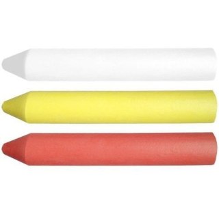 KREDA TECHNICZNA BIA,ZÓŁ,CZER OLEJOWA 13*85 MM 3 SZT.