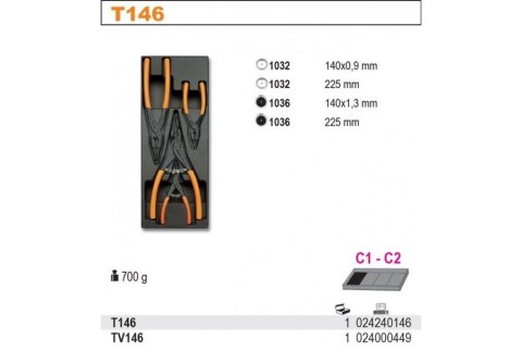 ZESTAW SZCZYPIEC WE WKŁADCE Z TWORZYWA 4SZT