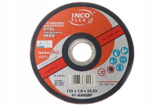 TARCZA PŁASKA INOX-PRO T1A 125*1.0*22 A60QBF