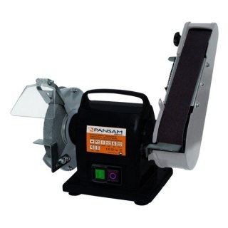 SZLIFIERKA STOŁOWA TARCZOWO-TAŚMOWA 200W 150*20MM