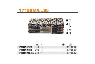 KOMPLET PILNIKÓW GŁADZIKÓW 10''-250MM Z RĘKOJEŚCIĄ