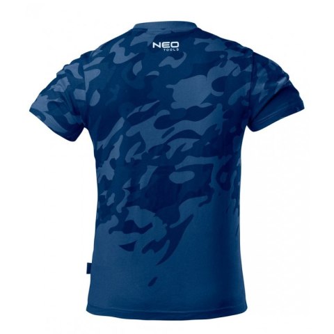 T-SHIRT ROBOCZY CAMO NAVY, ROZMIAR L