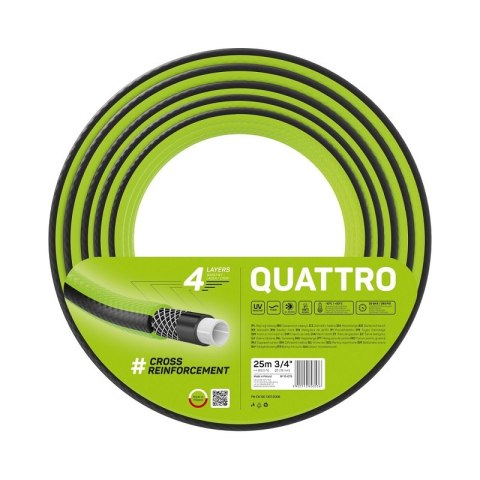 WĄŻ OGRODOWY QUATTRO 3/4'' 25M