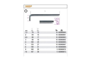 KLUCZ TRZPIENIOWY KULISTY 2.5MM