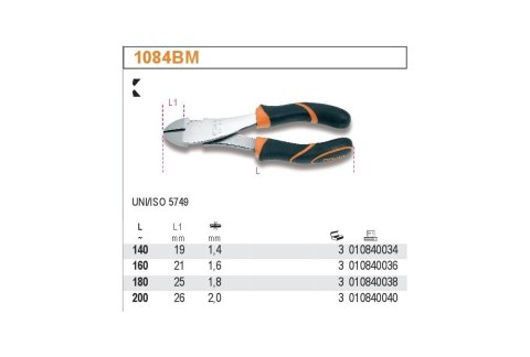SZCZYPCE TNĄCE BOCZNE WZMOCNIONE 160MM