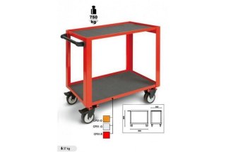 WÓZEK NARZĘDZIOWY CP51 CZERWONY